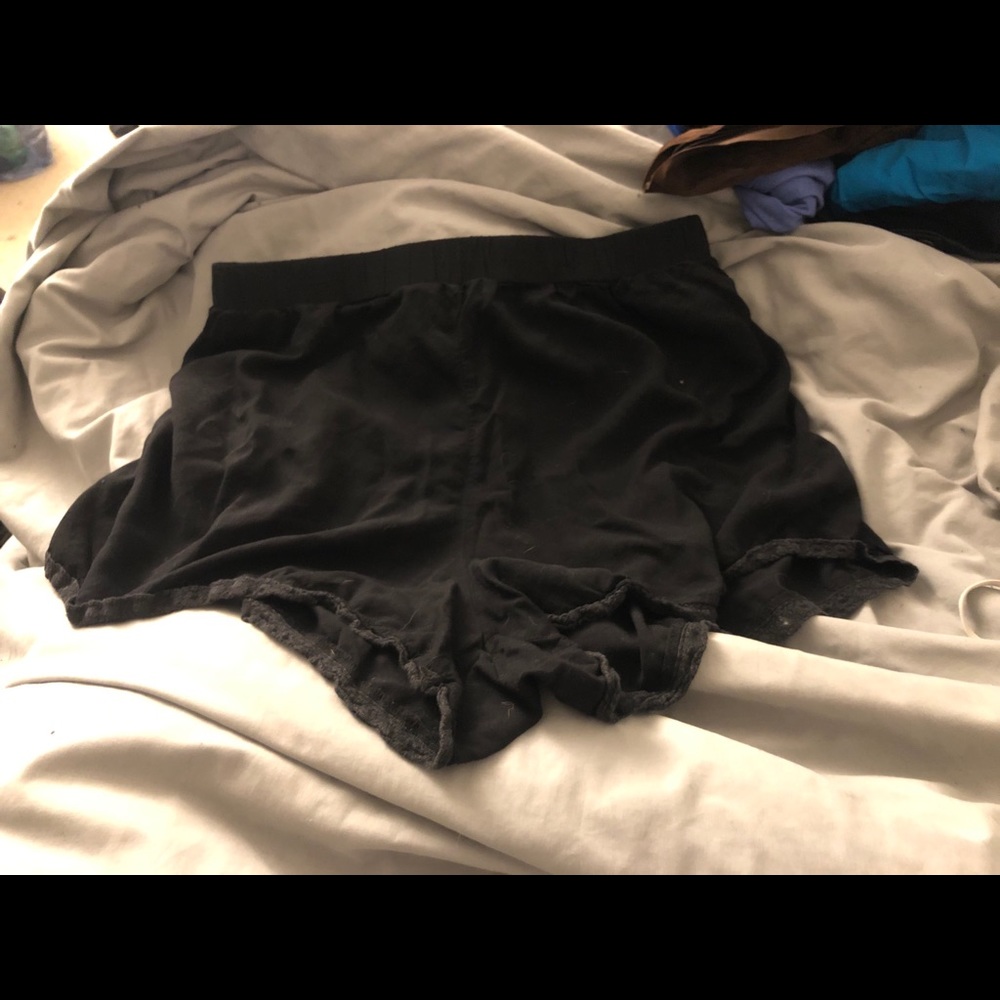 3 for $10: Black Pull-On Shorts w/ Crochet Trim